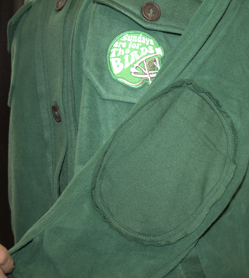 Deep Green Oversized Button-Up Jacket - Image 2