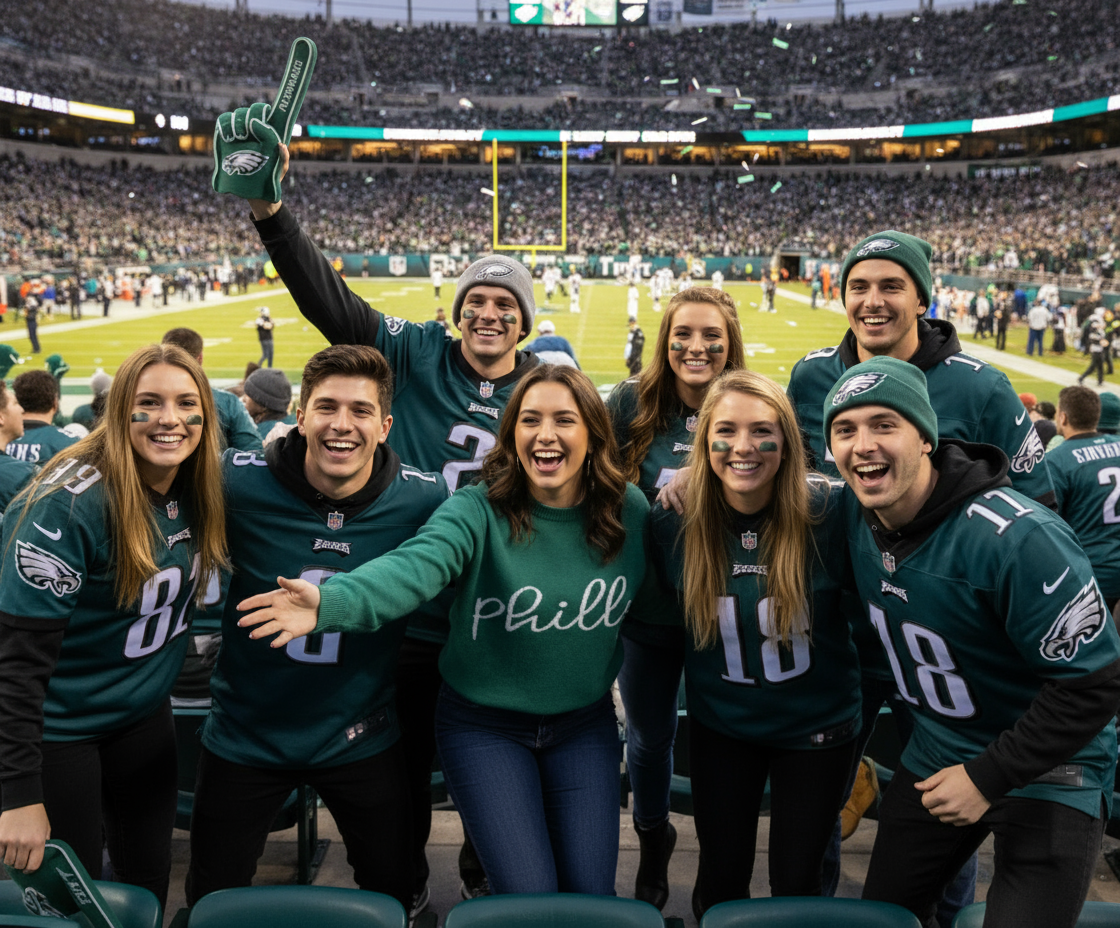 Primitive Boutique “Philly” White Script Sweater - Image 3